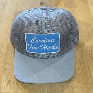 North Carolina Tar Heels Gray Mesh Cap with Blue Patch